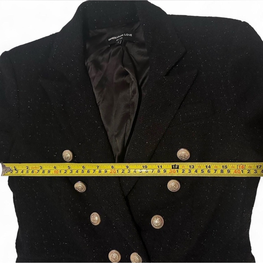 Generation Love- Black Tweed Blazer - Picture 5 of 8